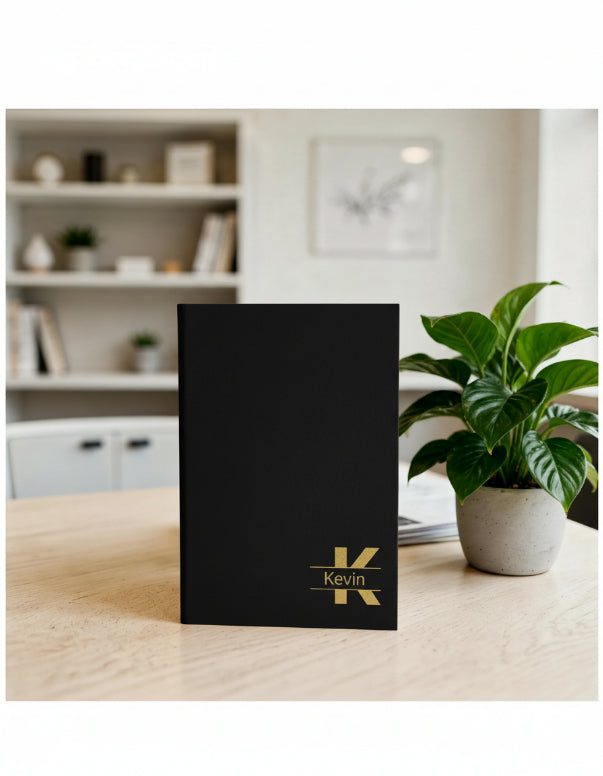 Personalized Engraved PU Leather Notebook