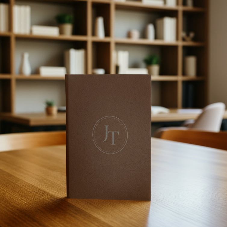 Personalized Engraved PU Leather Notebook