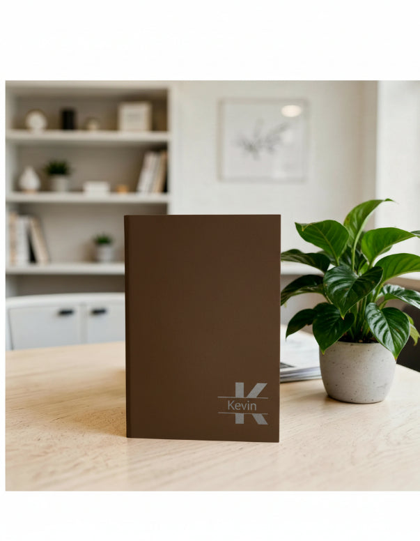 Personalized Engraved PU Leather Notebook