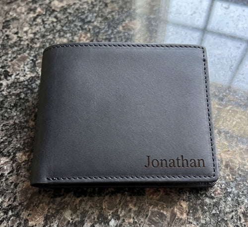 Personalized Engraved RFID Blocking Wallet